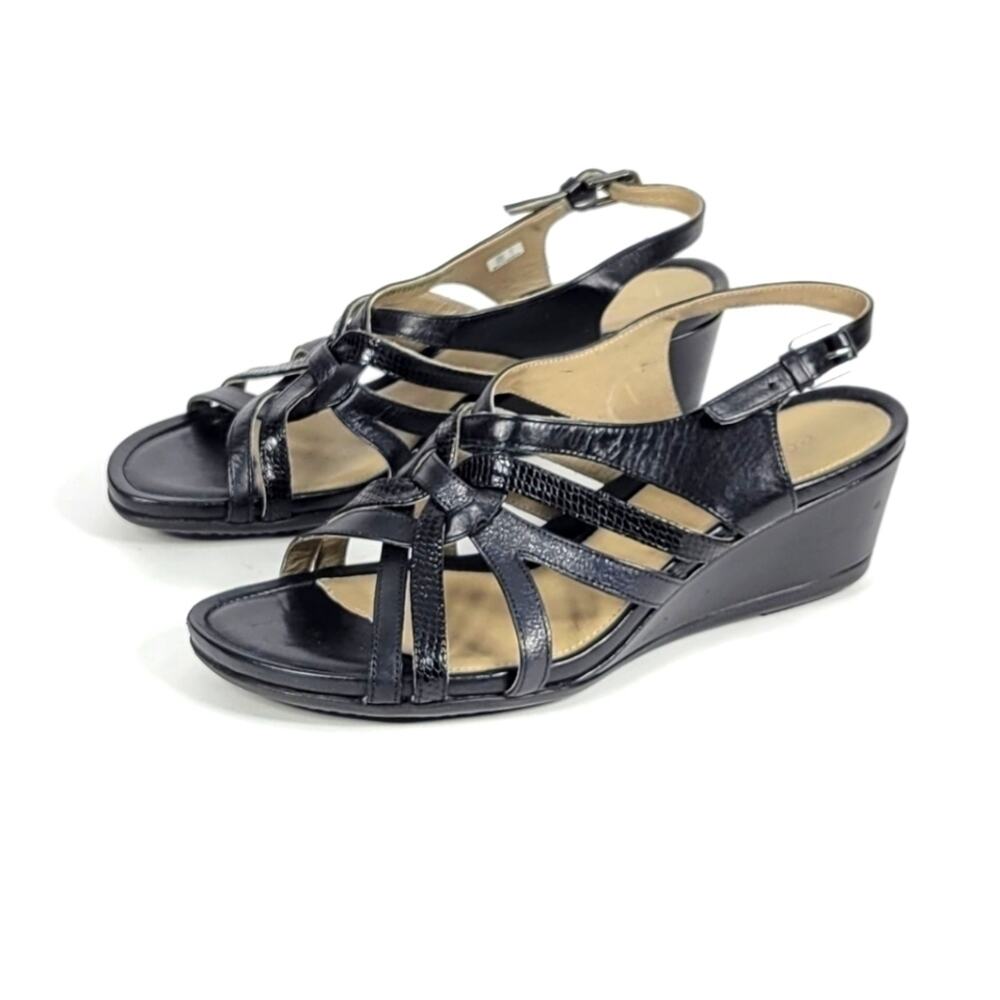 Ecco Women's Wedge Heels Sandals Size EU 39 (US 8-8.5)